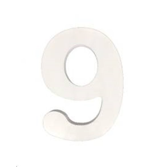Número 9 de Madera de 11 cm Aprox