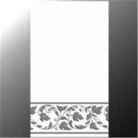 Servilletas Premiun Ribete Plata (24)