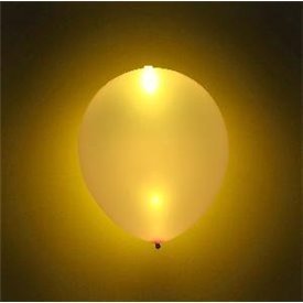 Globos Látex con luz Led Oro Metalizado (5)