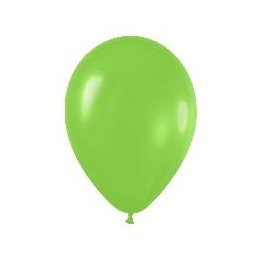 Articulo Globos Látex R12 Verde Lima Sólido de 30cm aprox (50 ud) d...