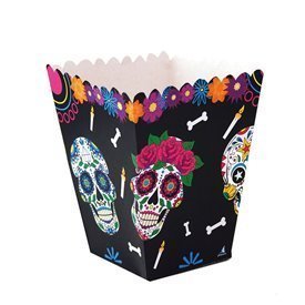 Cajitas Calaveras Mexicanas Grandes (12) dia de los muertos