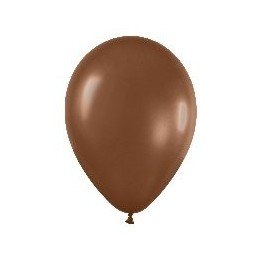 Articulo Globos Látex R12 Chocolate Sólido de 30cm aprox (50 ud) de...