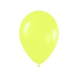 Articulo Globos Látex R12 Amarillo Neón de 30cm aprox (50 ud) de Se...