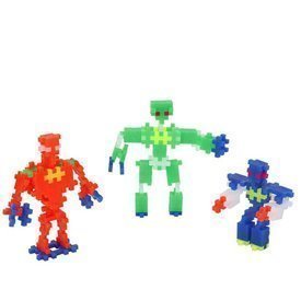 PLUS-PLUS MINI NEON ROBOTS 170 PIEZAS - JUGUETE DE CONSTRUCCIÓN