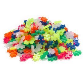 PLUS-PLUS MINI NEON ROBOTS 170 PIEZAS - JUGUETE DE CONSTRUCCIÓN