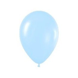 Articulo Globos Látex R12 Azul Satín de 30cm aprox (50 ud) de Sempe...