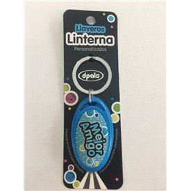 Llavero Linterna de Mejor Amigo