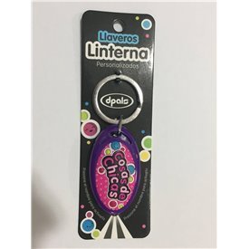 Llavero Linterna de Cosas de Chicas