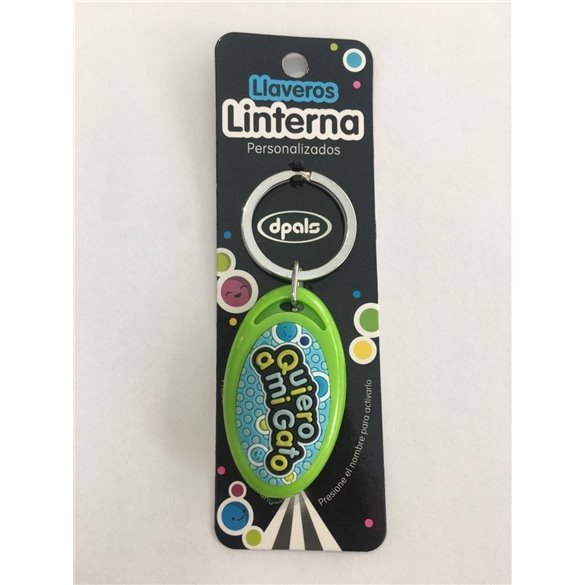 Llavero Linterna de Quiero a mi Gato