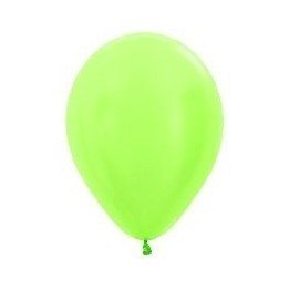 Articulo Globos Látex R5 Color Verde Lima Satín de 13cm aprox (100 ...