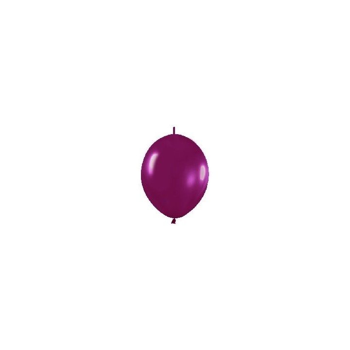 Articulo Globos Látex Link-o-Loon Vinotinto Metalizado de 13cm apro...