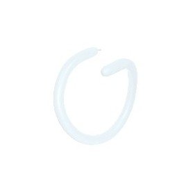 Globos Moldeables (260) Blanco Sólido de 150cmx5cm (50 ud)