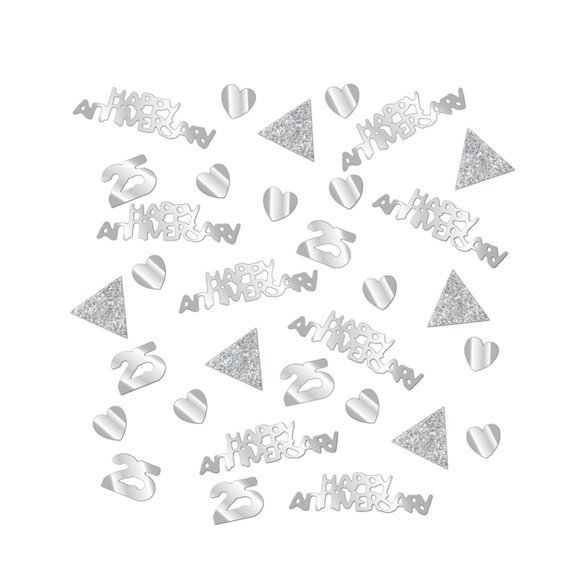 Confetti Plata 25 aniversario9902205 Amscan