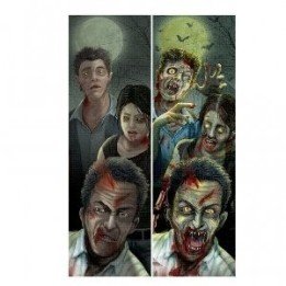 Articulo Decoración Zombies Holografica Para Pared de Amscan