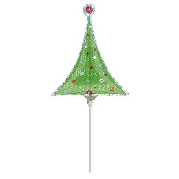 Globo Pino de Navidad Palito sin inflar