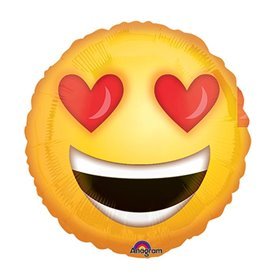Globo Emoji Enamorado Palito sin inflar