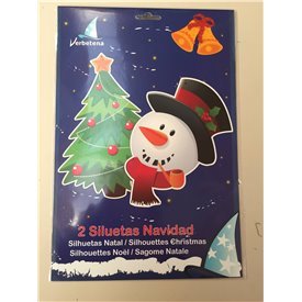 Pack 2 Figuras Navidad de 30 cm