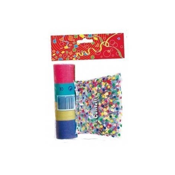 Bolsa confetti y serpentinas Bolsa confetti y serpentinas