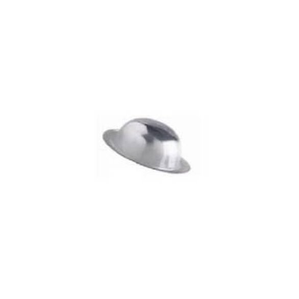 Bombin plastico metalizado Plateado