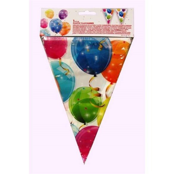 Banderin Triangulos Globos de Colores88154 Procos