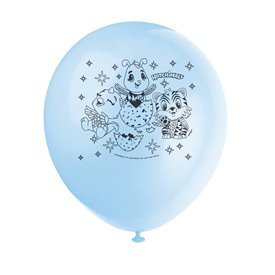 Globos latex Hatchimals (8)UN-59315 Unique