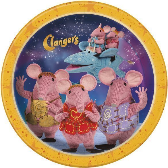 Platos Clangers de 23cm (8)UN-49075 Unique