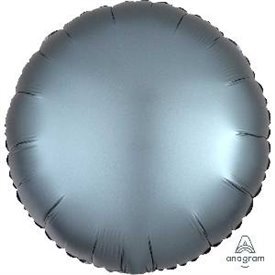 Globo Circulo color satin Azul Acero de 45cm