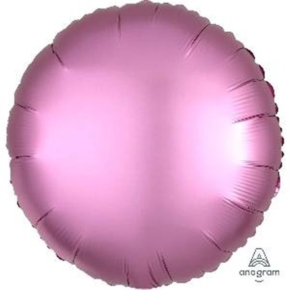 Globo Circulo color satin Rosado Claro de 45cm