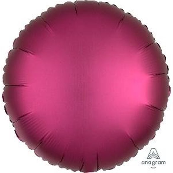 Globo Circulo color satin Granate de 45cm