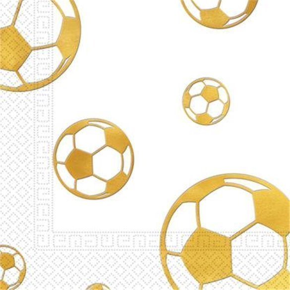 Servilletas Fútbol Gold (20)