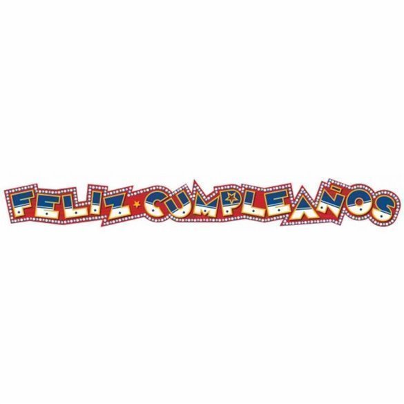 Guirnalda Feliz Cumpleaños Circus