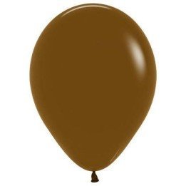 Articulo Globos Látex R12 Café Sólido de 30cm aprox (50 ud) de Semp...
