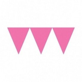 Banderines Triangulos Color Rosa (4,5 m aprox)