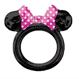 Globo foil forma marco selfie Minnie