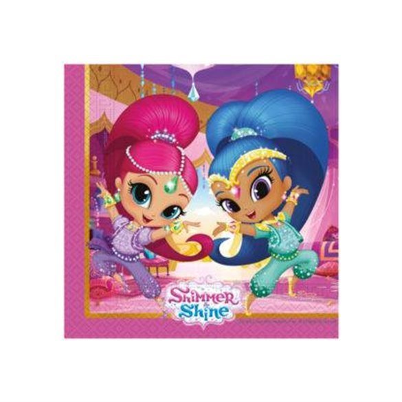 Servilletas Shimmer & Shine Friends (20)