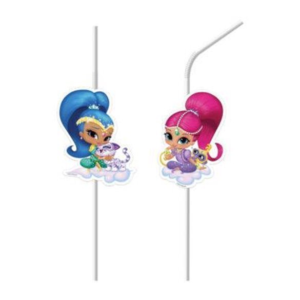 Pajitas Shimmer & Shine Friends (6) Pajitas Shimmer & Shine Friends (6)