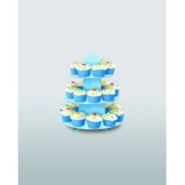 Articulo Stand Soporte Cupcake Azul de Unique