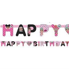 Guirnalda Lol Surprise "Happy Birthday"