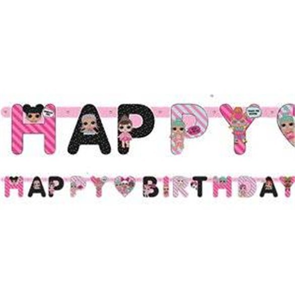 Guirnalda Lol Surprise "Happy Birthday"