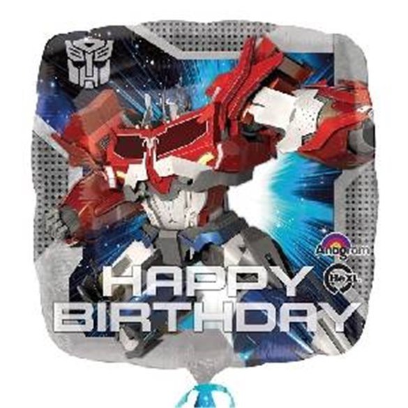 Globo Transformers "Happy Birthday" de 45cm