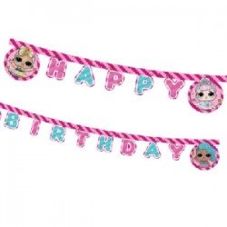Guirnalda Lol Surprise Happy Birthday 2M