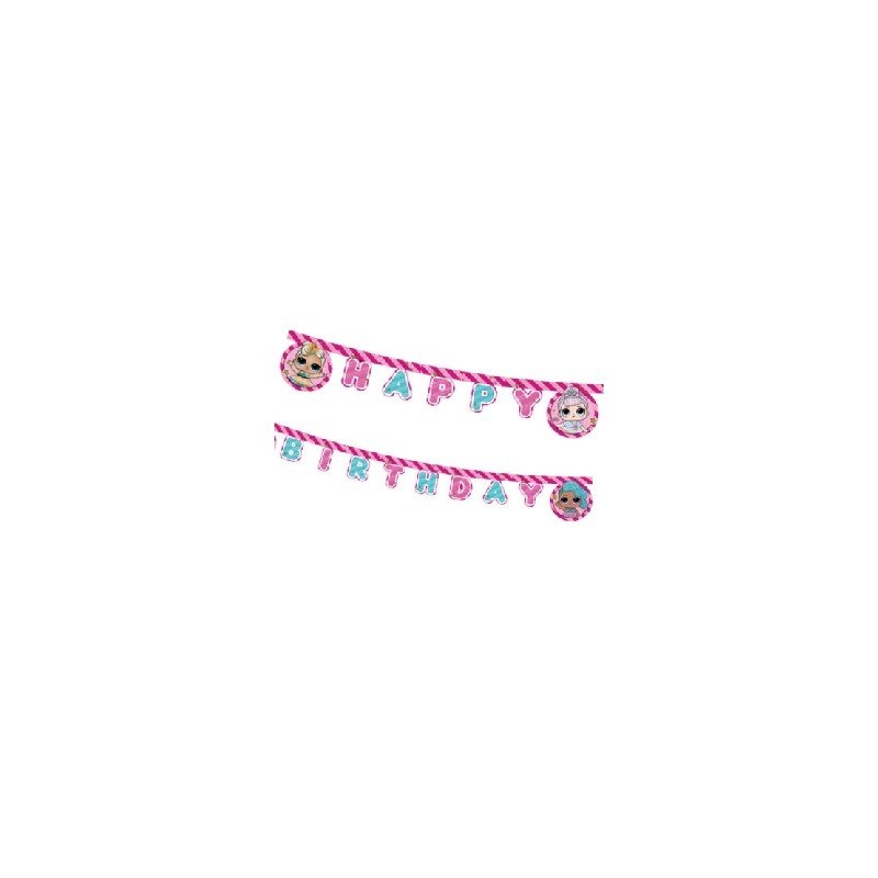 Guirnalda Lol Surprise Happy Birthday 2M