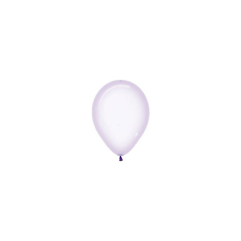 Globos Látex R12 Lila Pastel Cristal de 30cm aprox (50 ud)