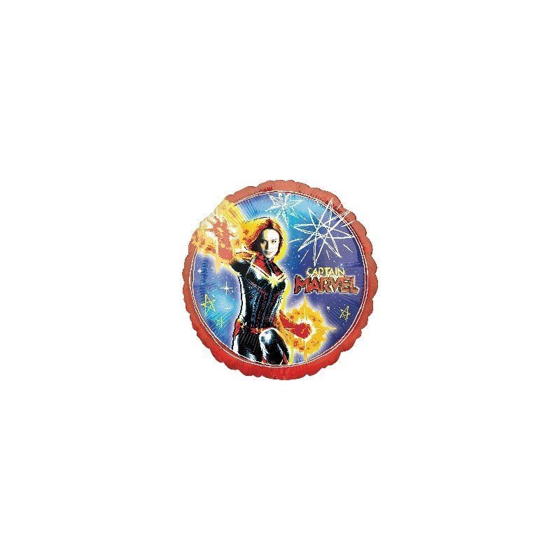 Globo foil Capitana Marvel de 45cm