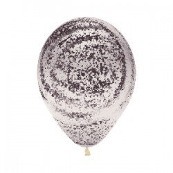 Globos látex Transparentes Graffiti Mármol (12)