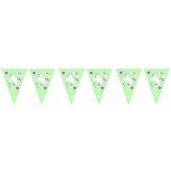 Banderin Triangulos Unicornio Magic de 3m