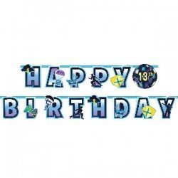 Guirnalda Battle Royal Happy Birthday de 3m