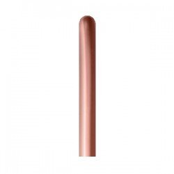 Globos Moldeables (260) Rosa Dorado Reflex de 150cmx5cm (50 ud)