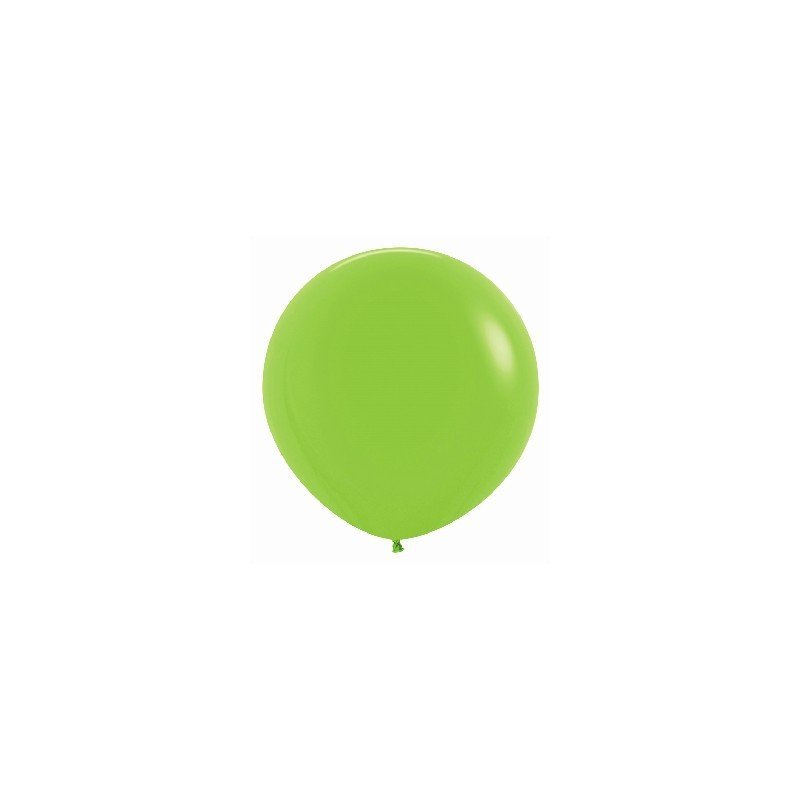 Globos Color Verde Neón R24 de 60cm aprox. (10 UD)