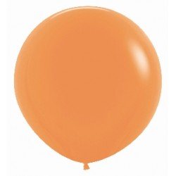 Globos Color Naranja Neón R24 de 60cm aprox. (10 UD)